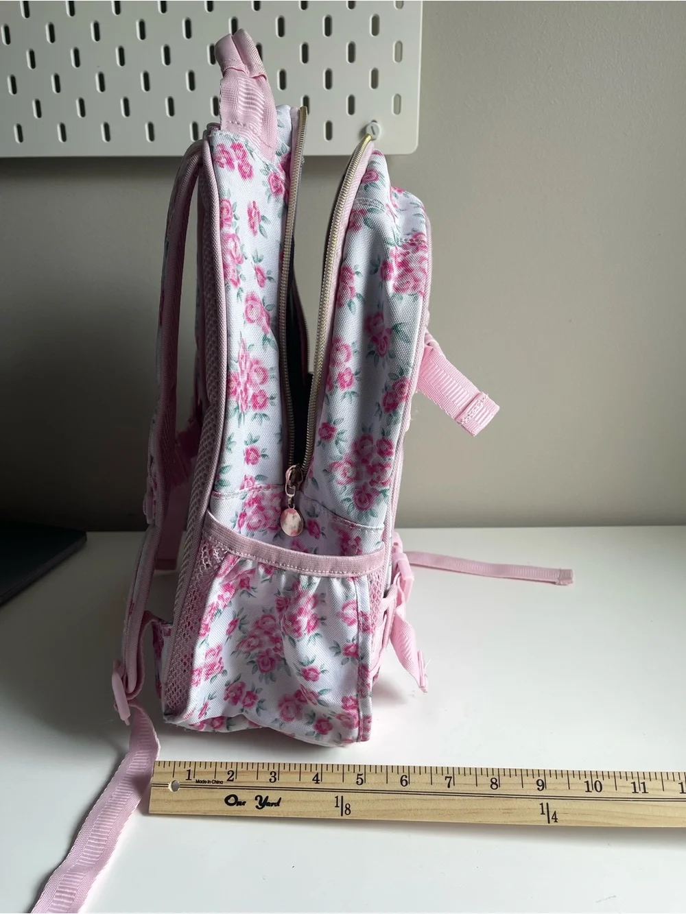 Pottery Barn Kids Pink Floral Backpack